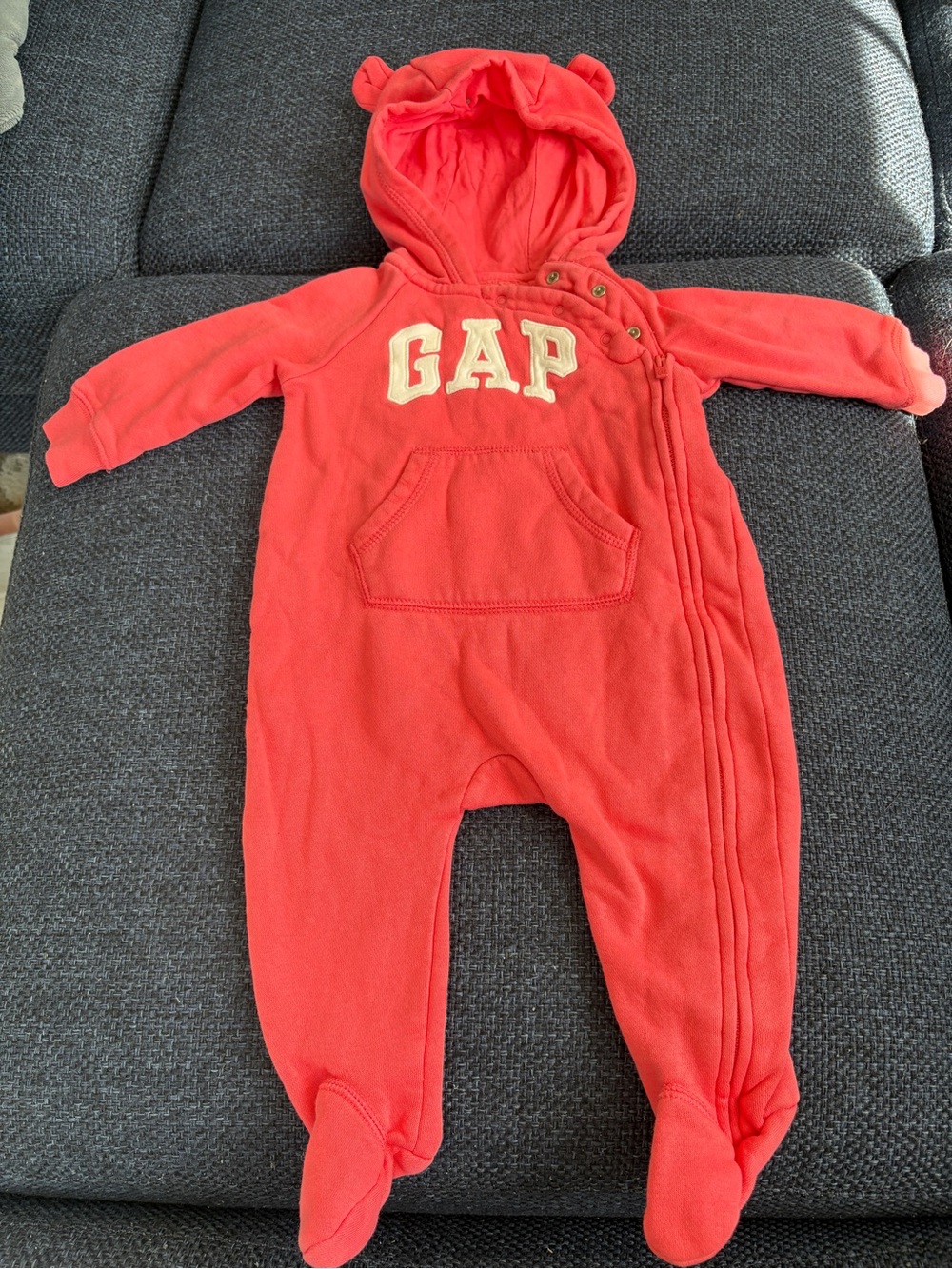 GAP Coral Hooded Footed Baby Sleep Sack with Ears